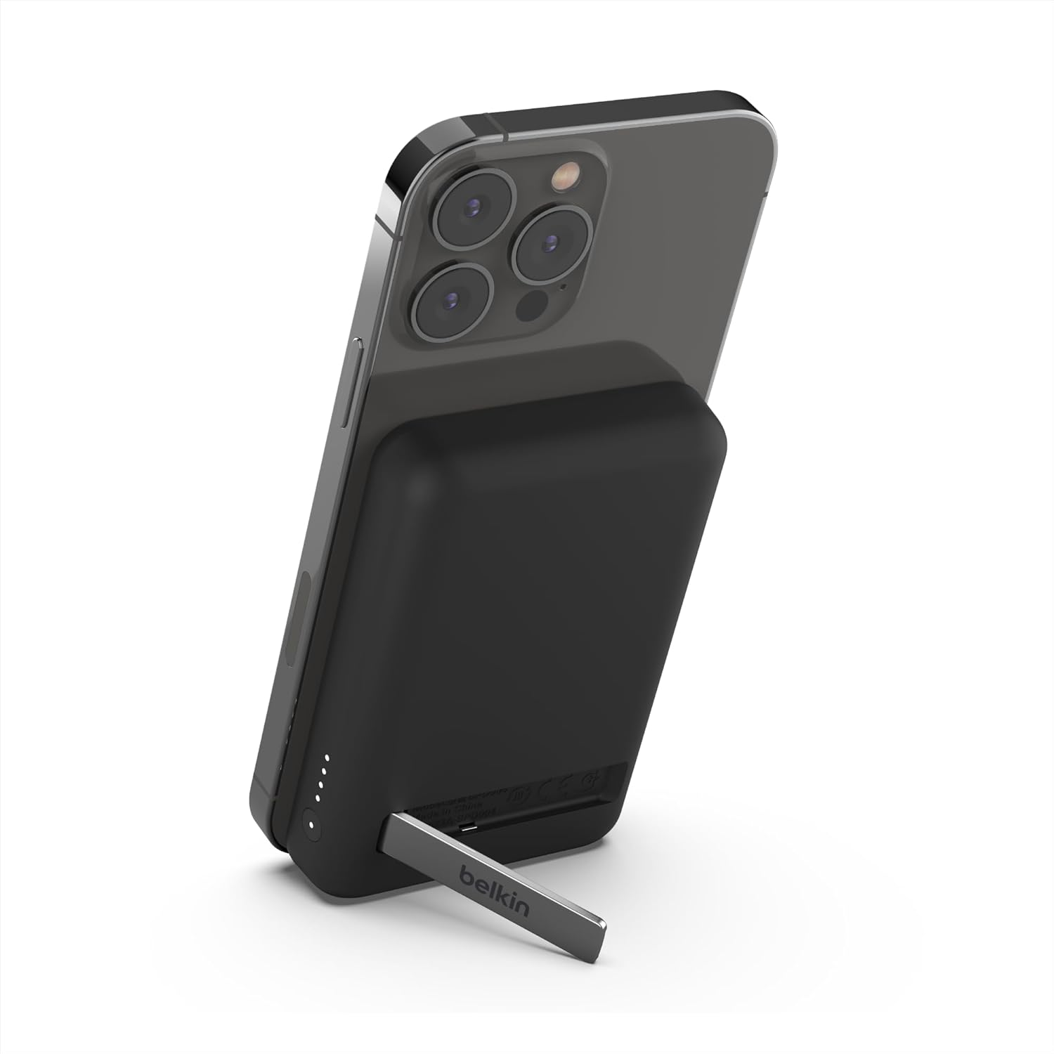 Belkin Magnetic Wireless Power Bank 5K with Stand - Black Belkin Magnetic Wireless Power Bank 5K with Stand - Black
